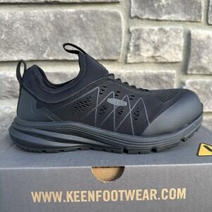 Keen Women's Size 6 M Utility Vista Energy Shift ESD Slip-On Safety Shoe Black